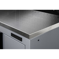 Sealey APMS30SSB Superline PRO&reg; Black Edition Stainless Steel Worktop 1360mm