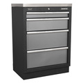 Sealey APMSSTACK17W Superline PRO&reg; Storage System with Pressed Wood Worktop 4.92m
