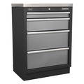 Sealey Superline PRO® Modular Cabinet 4 Drawer 680mm