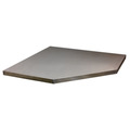 Sealey APMS60SS Superline PRO&reg; Stainless Steel Worktop for Modular Corner Cabinet 865mm