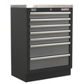 Sealey Superline PRO® Storage System with Pressed Wood Worktop 2.04m