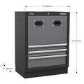 Sealey Superline PRO® Modular Reel Cabinet 3 Drawer 680mm