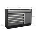 Sealey Superline PRO® Modular Floor Cabinet 7 Drawer 1360mm
