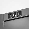 Sealey APMSBESTACK03SS Superline PRO® Black Edition Storage System with Stainless Worktop 2.04m