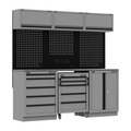 Sealey APMSBESTACK03SS Superline PRO® Black Edition Storage System with Stainless Worktop 2.04m