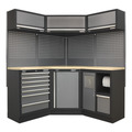 Sealey Superline PRO® Corner Storage System with Wood Worktop 1.55m
