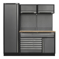Sealey APMSSTACK09W Superline PRO® Storage System with Pressed Wood Worktop 1.96m