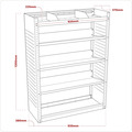 Sealey Superline PRO® Modular Slanted Shelf Van Storage Unit 925mm