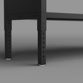 Sealey APMWB50COMBOSS Superline PRO® Modular Workbench with Pegboard Back Panel Stainless Steel Worktop 1265mm