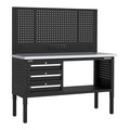 Sealey APMWB60COMBO1SS Superline PRO® Modular Workbench with 3 Drawers Stainless Steel Worktop 1525mm