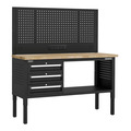Sealey APMWB60COMBO1W Superline PRO® Modular Workbench with 3 Drawers Wooden Worktop 1525mm