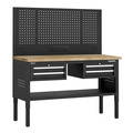 Sealey APMWB60COMBO3W Superline PRO® Modular Workbench with 4 Drawers Wooden Worktop 1525mm