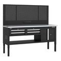 Sealey APMWB72COMBO1SS Superline PRO® Modular Workbench with 4 Drawers & Cupboard Stainless Steel Worktop 1830mm
