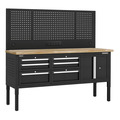 Sealey APMWB72COMBO2W Superline PRO® Modular Workbench with 6 Drawers & Cupboard Wooden Worktop 1830mm
