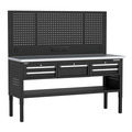 Sealey APMWB72COMBO3SS Superline PRO® Modular Workbench with 5 Drawers Stainless Steel Worktop 1830mm