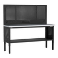 Sealey APMWB72COMBOSS Superline PRO® Modular Workbench with Pegboard Back Panel Stainless Steel Worktop 1830mm