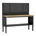 Sealey APMWB72COMBOW Superline PRO® Modular Workbench with Pegboard Back Panel Wooden Worktop 1830mm