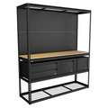 Sealey Heavy-Duty Modular Workbench & Racking Kit with 3 Storage Units
