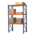 Heavy-Duty Shelving Unit with 3 Beam Set 900kg Capacity Per Level