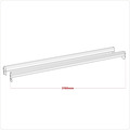 Sealey APRT2252 2250mm Cross Beam Tube 1000kg Capacity - Pair