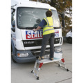Sealey APS2 Aluminium 2-Tread Folding Platform - EN 131-4