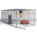 Armorgard GGC15 Gorilla Gas Cage, Modular Bolt-together Gas Cage - 2412 x 6066 x 1831 mm
