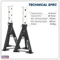 Sealey AS12 Premier Axle Stands (Pair) 12 Tonne Capacity per Stand High Level