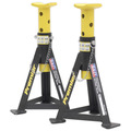 Sealey AS3Y Premier Axle Stands (Pair) 3 Tonne Capacity per Stand - Yellow
