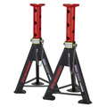 Sealey AS6R Premier Axle Stands (Pair) 6 Tonne Capacity per Stand - Red