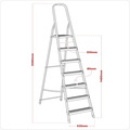 Sealey ASL7 Step Ladder 7-Tread Aluminium - EN 131