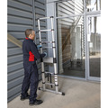 Sealey Aluminium Professional Telescopic Ladder 11-Tread - EN 131