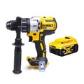 DeWalt DCD996N 18V XR 3-Speed Brushless Hammer Combi Drill (Body Only) & DCB184 5.0Ah Battery