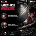 Excel 10860 2000 Lumens LED Magnetic Rechargeable Work Light