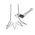 Felling Axe Ash Handle FGS 1.6-810 2.2kg