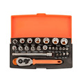 SL25 1/4in Drive Socket Set, 25 Piece