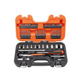 SL65 1/4in Drive Slim Socket Set, 65 Piece