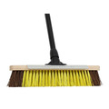Heavy-duty Utility Broom with Metal Scraper 380mm (15in)