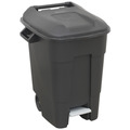 Sealey BM100P Refuse/Wheelie Bin with Foot Pedal 100L - Black