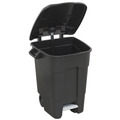 Sealey BM100P Refuse/Wheelie Bin with Foot Pedal 100L - Black