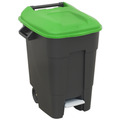 Sealey BM100PG Refuse/Wheelie Bin with Foot Pedal 100L - Green