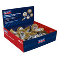 Sealey BWBS40DB Crimped Wire Brushes Assorted Sizes - Display Box of 40