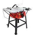 Excel 6293 250mm Table Saw 240V/1800W with Legstand Side Extensions & Blade