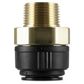 Sealey CAS28BSA John Guest&reg; Brass Straight Adaptor 28mm x 1