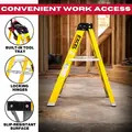Excel 1655 Electricians Fibreglass Step Ladder 4 Tread 0.96m Heavy Duty