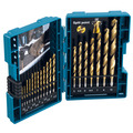 Makita D-67527 HSS TiN Metal Drill Bit Set 19pc