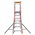 Excel 31134 Electricians Fibreglass Podium Step Ladder 6 Tread 2.61m EN131-7
