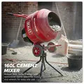 Sealey CMX160 160L Cement Mixer with Stand 650W