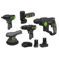 Sealey 5 x SV10.8 Series Cordless Power Kit 10.8V - 2 Batteries