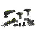 Sealey 5 x SV10.8 Series Cordless Power Kit 10.8V - 2 Batteries
