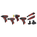 Sealey 6 x SV12 Series Cordless Power Tool Kit 12V - 2 Batteries